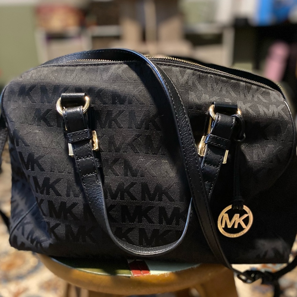 Michael Kors Black Satchel Purse